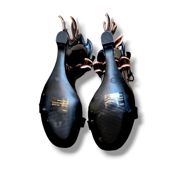 COPY - Orange Flame Cape Robbin Wedges - Picture 6 of 6